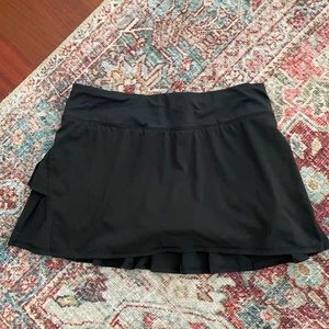 Black Lululemon ruffle skirt